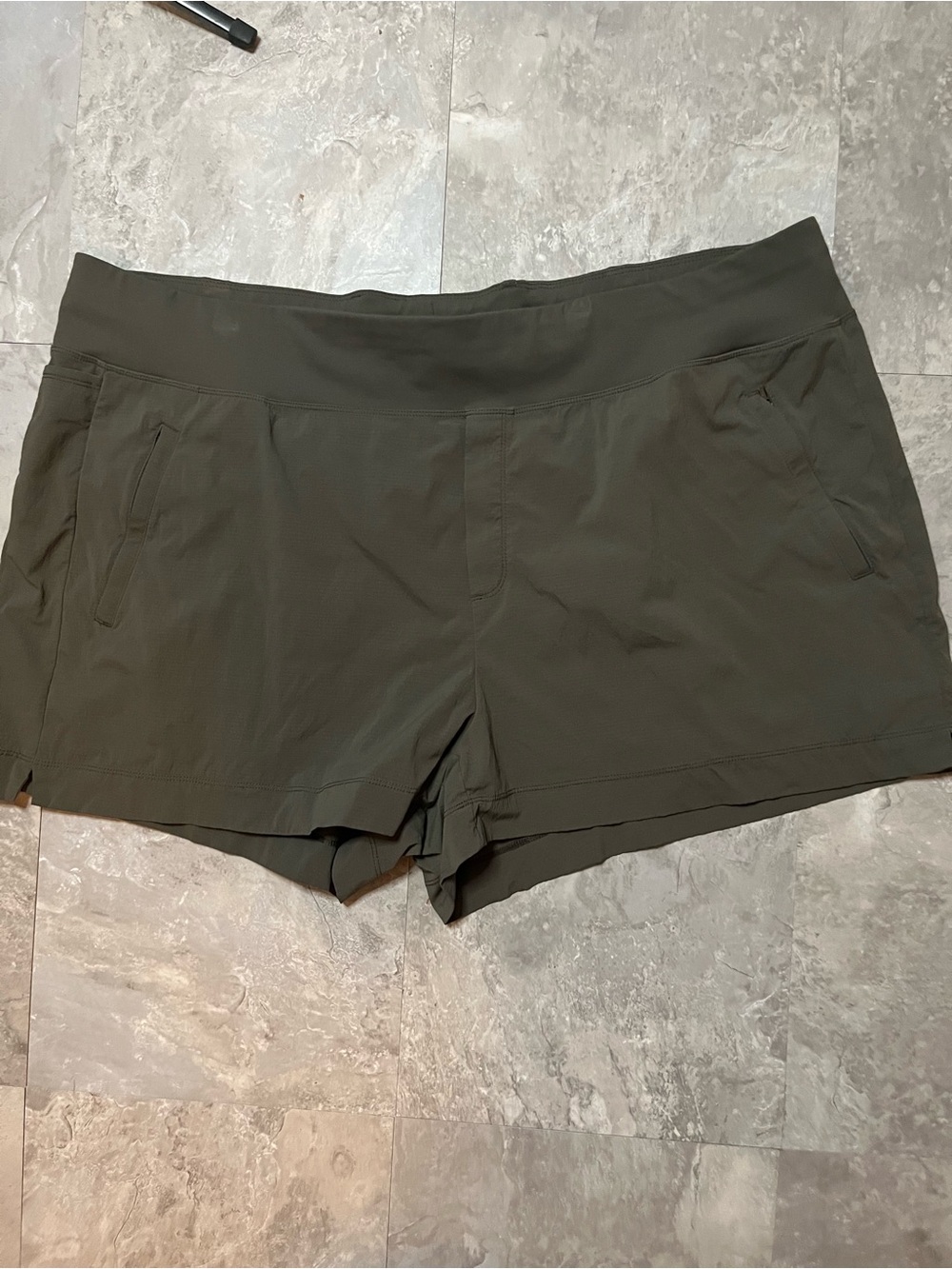 Athleta Olive Green Performance Shorts